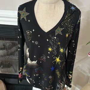 Johnny Was Celestin Favorite LS size Small New v-neck